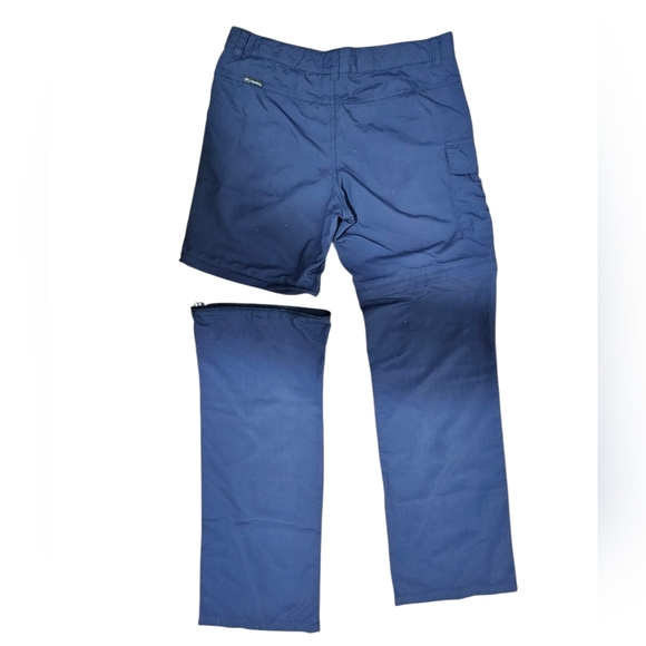 Columbia Navy Blue Convertible Pants Shorts Girls Large 14-16 - Picture 2 of 9